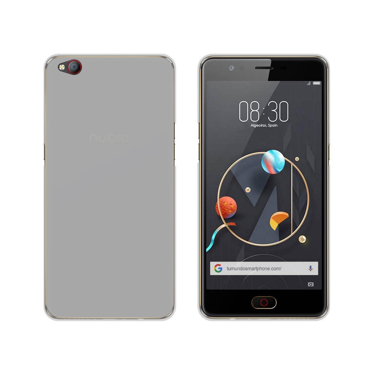 Funda Gel Tpu para Zte Nubia M2 Lite Color Transparente