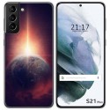 Funda Gel Tpu para Samsung Galaxy S21+ Plus 5G diseño Tierra Dibujos