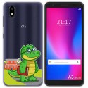 Funda Gel Transparente para ZTE Blade A3 2020 diseño Coco Dibujos