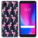 Funda Gel Transparente para ZTE Blade A3 2020 diseño Flamenco Dibujos