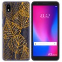 Funda Gel Transparente para ZTE Blade A3 2020 diseño Hojas Dibujos