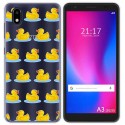 Funda Gel Transparente para ZTE Blade A3 2020 diseño Pato Dibujos