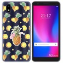 Funda Gel Transparente para ZTE Blade A3 2020 diseño Piña Dibujos