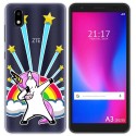 Funda Gel Transparente para ZTE Blade A3 2020 diseño Unicornio Dibujos