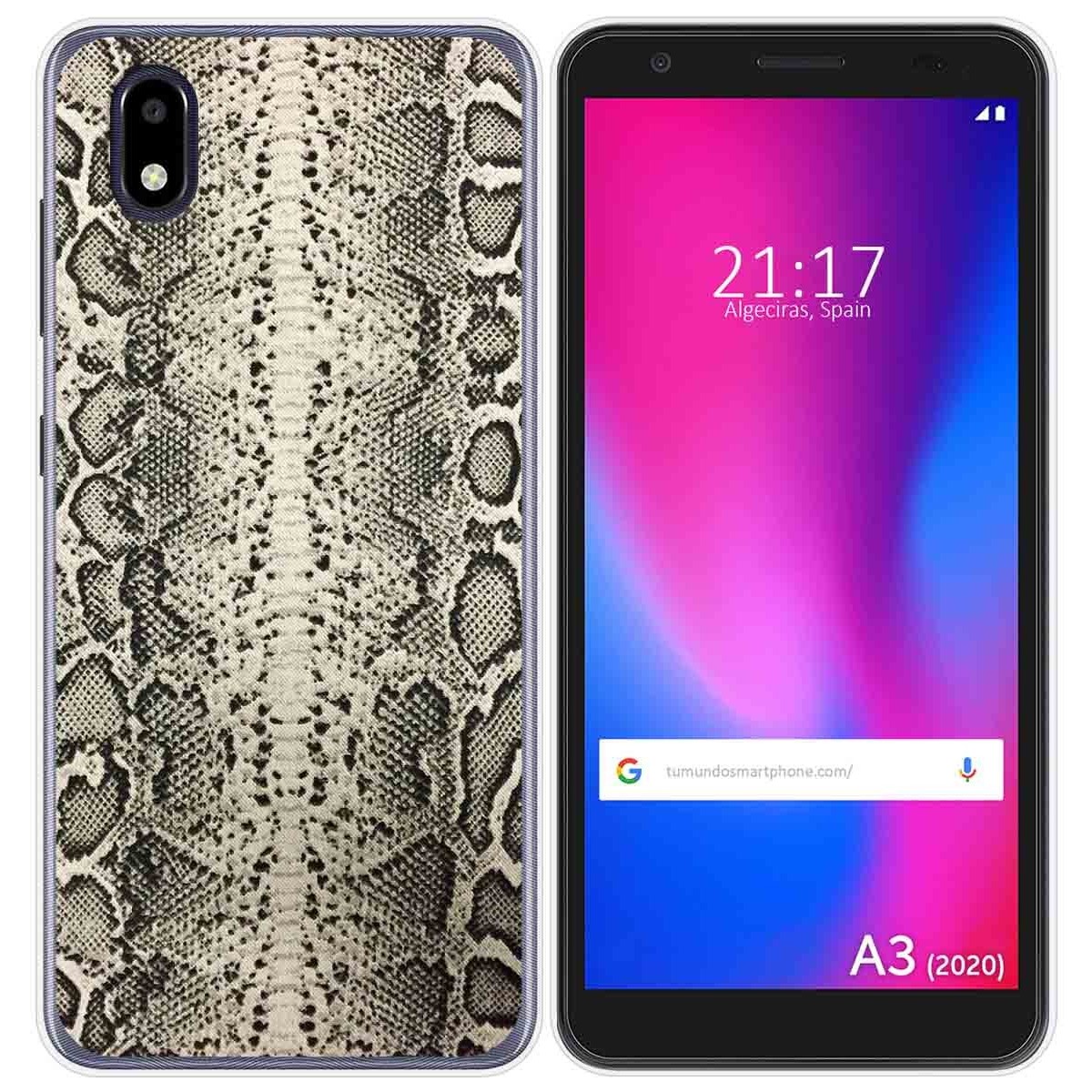 Funda Gel Tpu para ZTE Blade A3 2020 diseño Animal 01 Dibujos