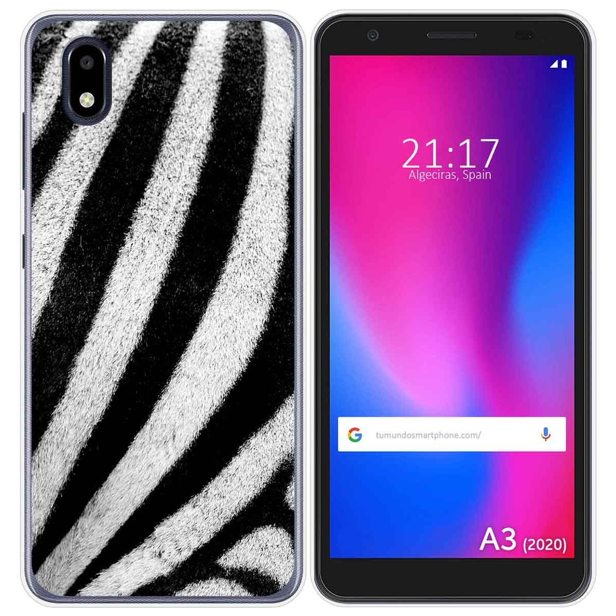 Funda Gel Tpu para ZTE Blade A3 2020 diseño Animal 02 Dibujos