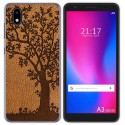 Funda Gel Tpu para ZTE Blade A3 2020 diseño Cuero 03 Dibujos