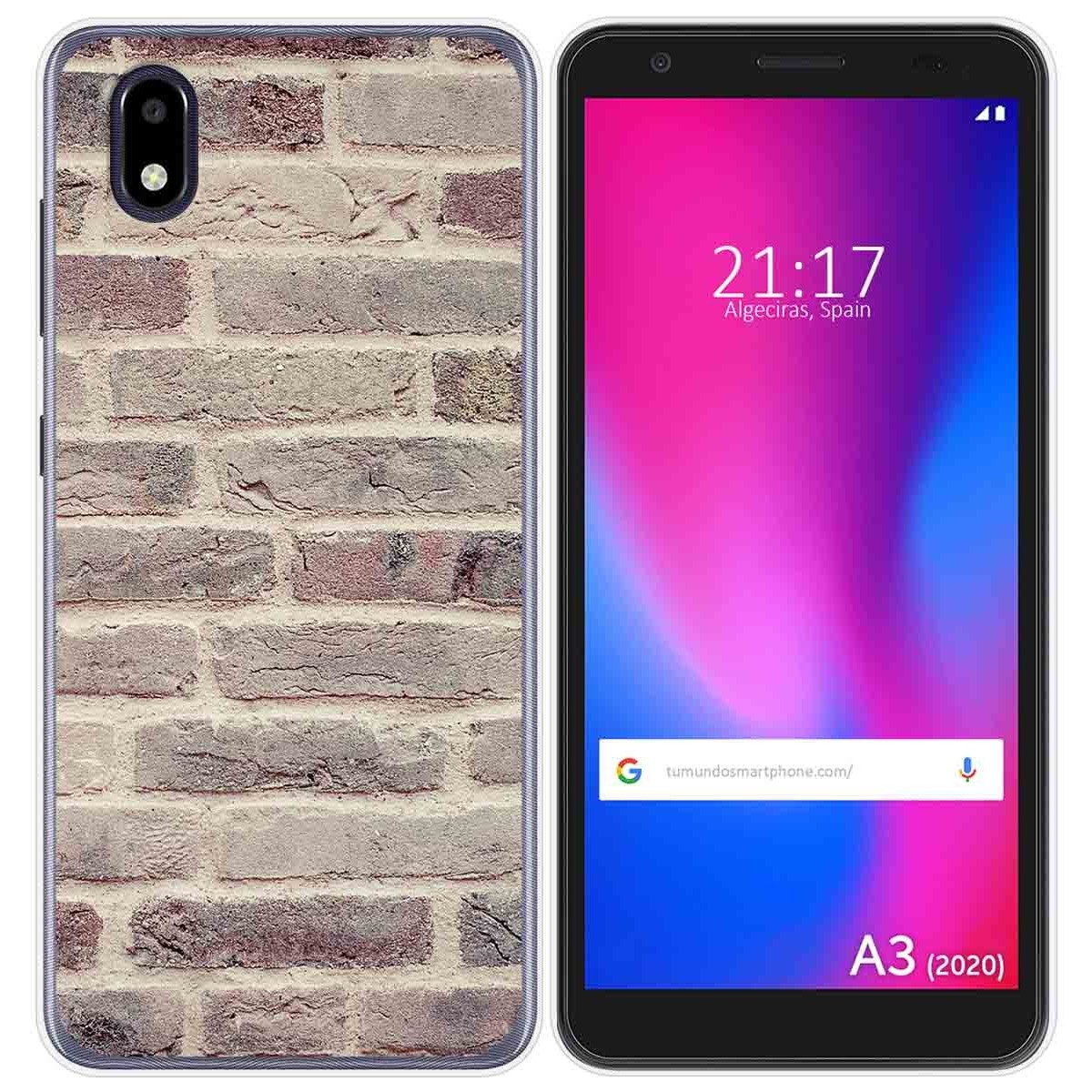 Funda Gel Tpu para ZTE Blade A3 2020 diseño Ladrillo 01 Dibujos