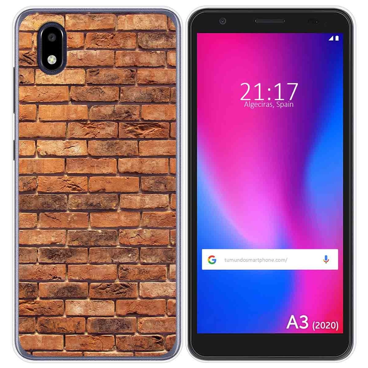 Funda Gel Tpu para ZTE Blade A3 2020 diseño Ladrillo 04 Dibujos