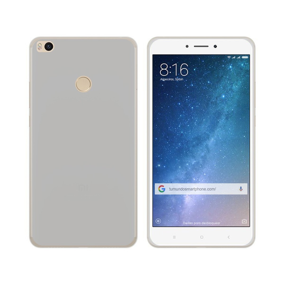 Funda Gel Tpu para Xiaomi Mi Max 2 Color Transparente