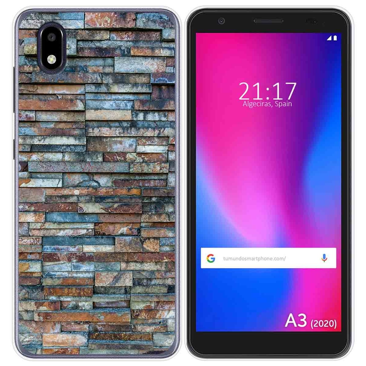 Funda Gel Tpu para ZTE Blade A3 2020 diseño Ladrillo 05 Dibujos