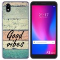 Funda Gel Tpu para ZTE Blade A3 2020 diseño Madera 01 Dibujos