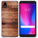 Funda Gel Tpu para ZTE Blade A3 2020 diseño Madera 02 Dibujos