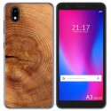 Funda Gel Tpu para ZTE Blade A3 2020 diseño Madera 04 Dibujos
