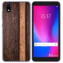 Funda Gel Tpu para ZTE Blade A3 2020 diseño Madera 05 Dibujos