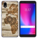Funda Gel Tpu para ZTE Blade A3 2020 diseño Madera 07 Dibujos