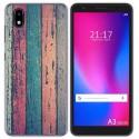Funda Gel Tpu para ZTE Blade A3 2020 diseño Madera 10 Dibujos