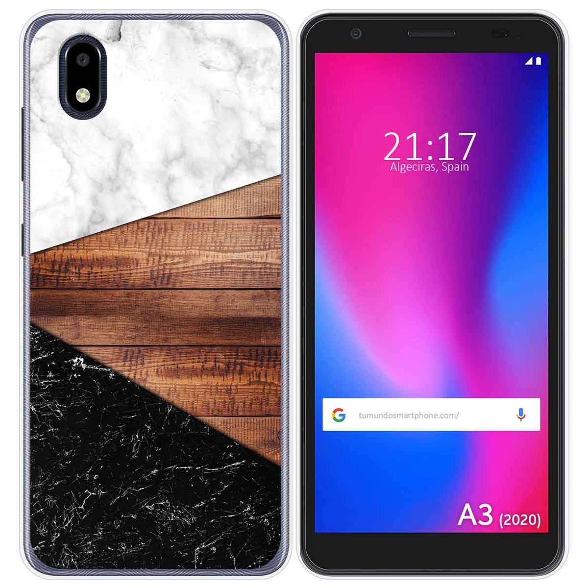 Funda Gel Tpu para ZTE Blade A3 2020 diseño Mármol 11 Dibujos