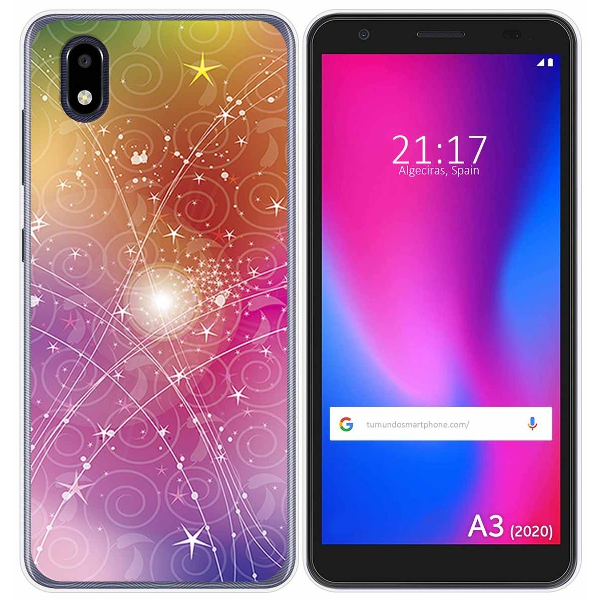 Funda Gel Tpu para ZTE Blade A3 2020 diseño Abstracto Dibujos