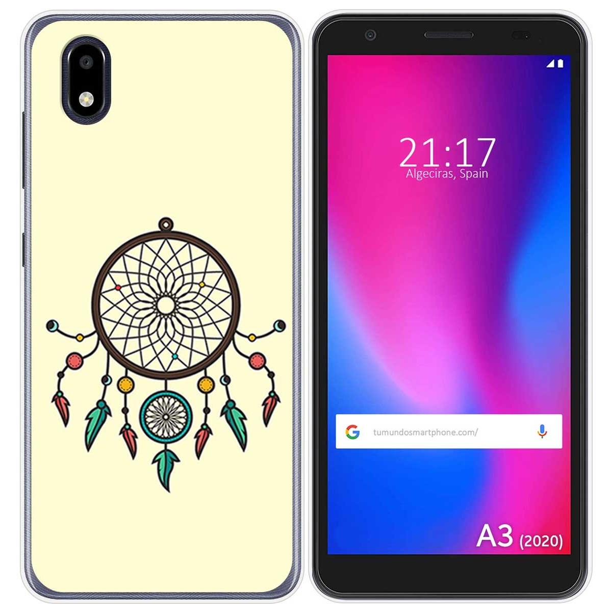 Funda Gel Tpu para ZTE Blade A3 2020 diseño Atrapasueños Dibujos