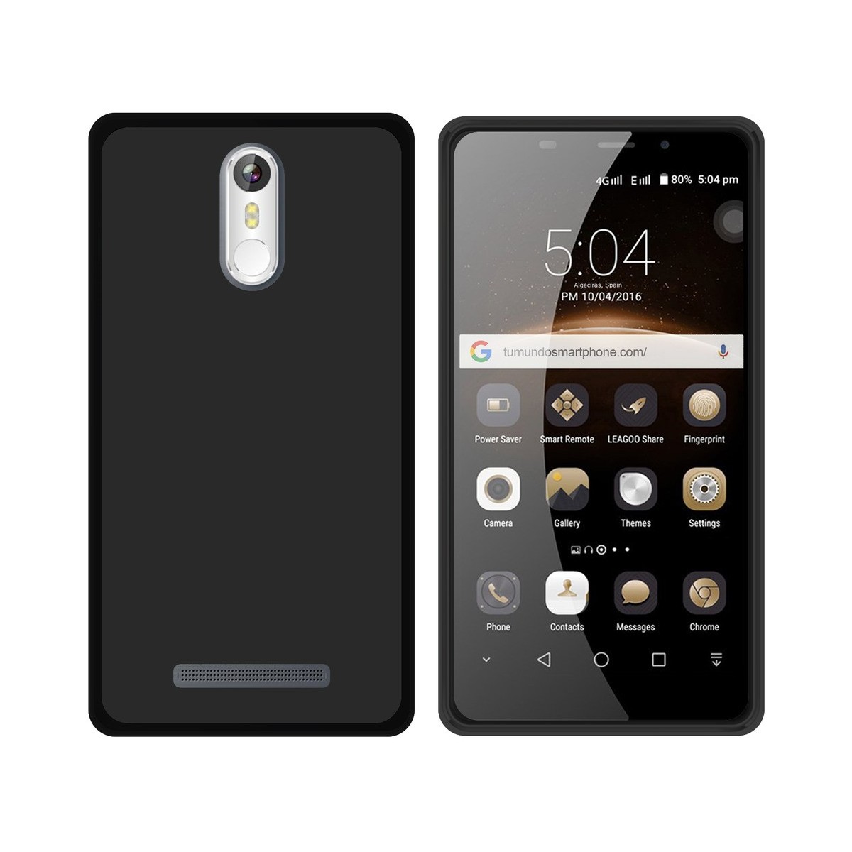 Funda Gel Tpu para Leagoo M8 / M8 Pro Color Negra