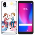 Funda Gel Tpu para ZTE Blade A3 2020 diseño Café Dibujos