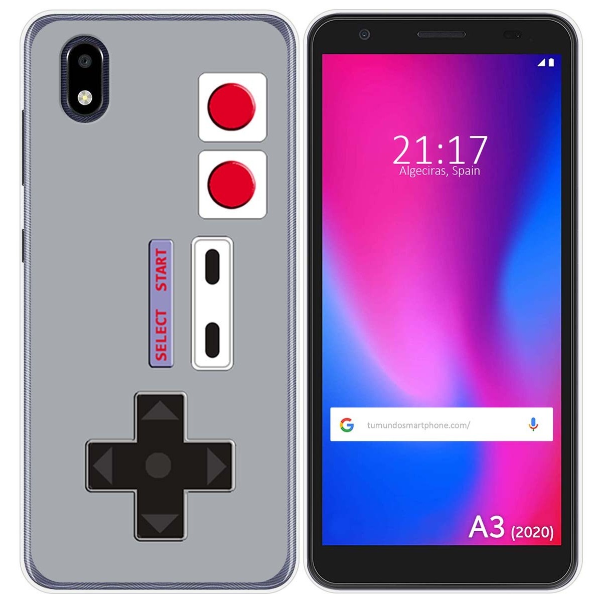 Funda Gel Tpu para ZTE Blade A3 2020 diseño Consola Dibujos