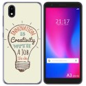 Funda Gel Tpu para ZTE Blade A3 2020 diseño Creativity Dibujos