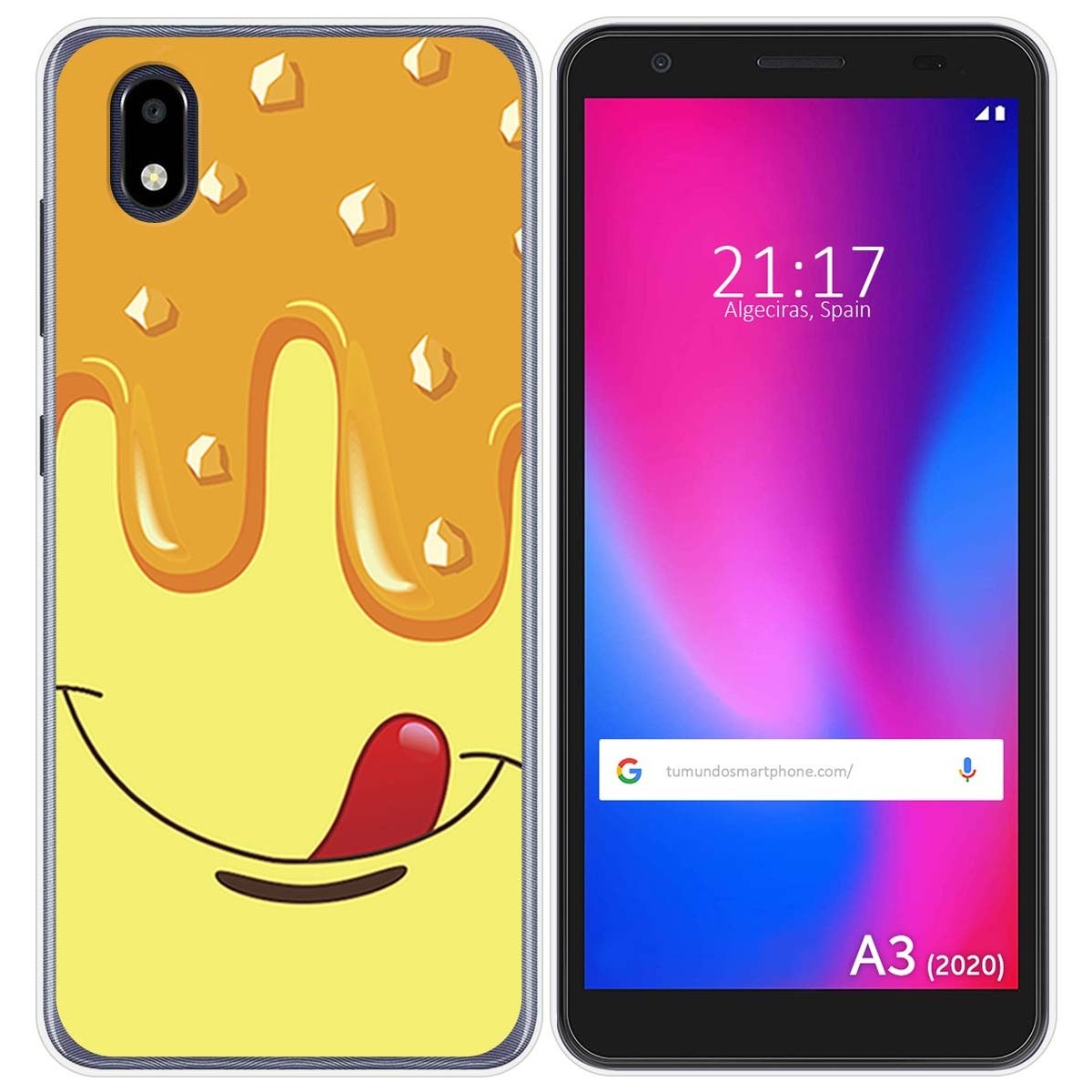 Funda Gel Tpu para ZTE Blade A3 2020 diseño Helado Vainilla Dibujos