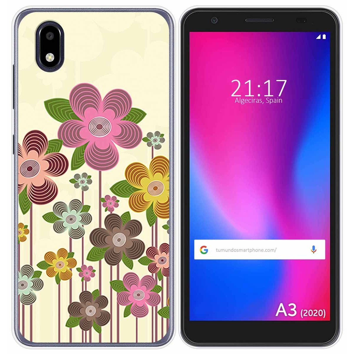 Funda Gel Tpu para ZTE Blade A3 2020 diseño Primavera En Flor Dibujos