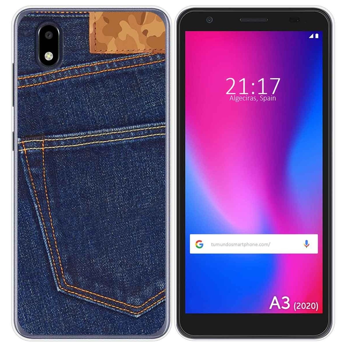 Funda Gel Tpu para ZTE Blade A3 2020 diseño Vaquero Dibujos