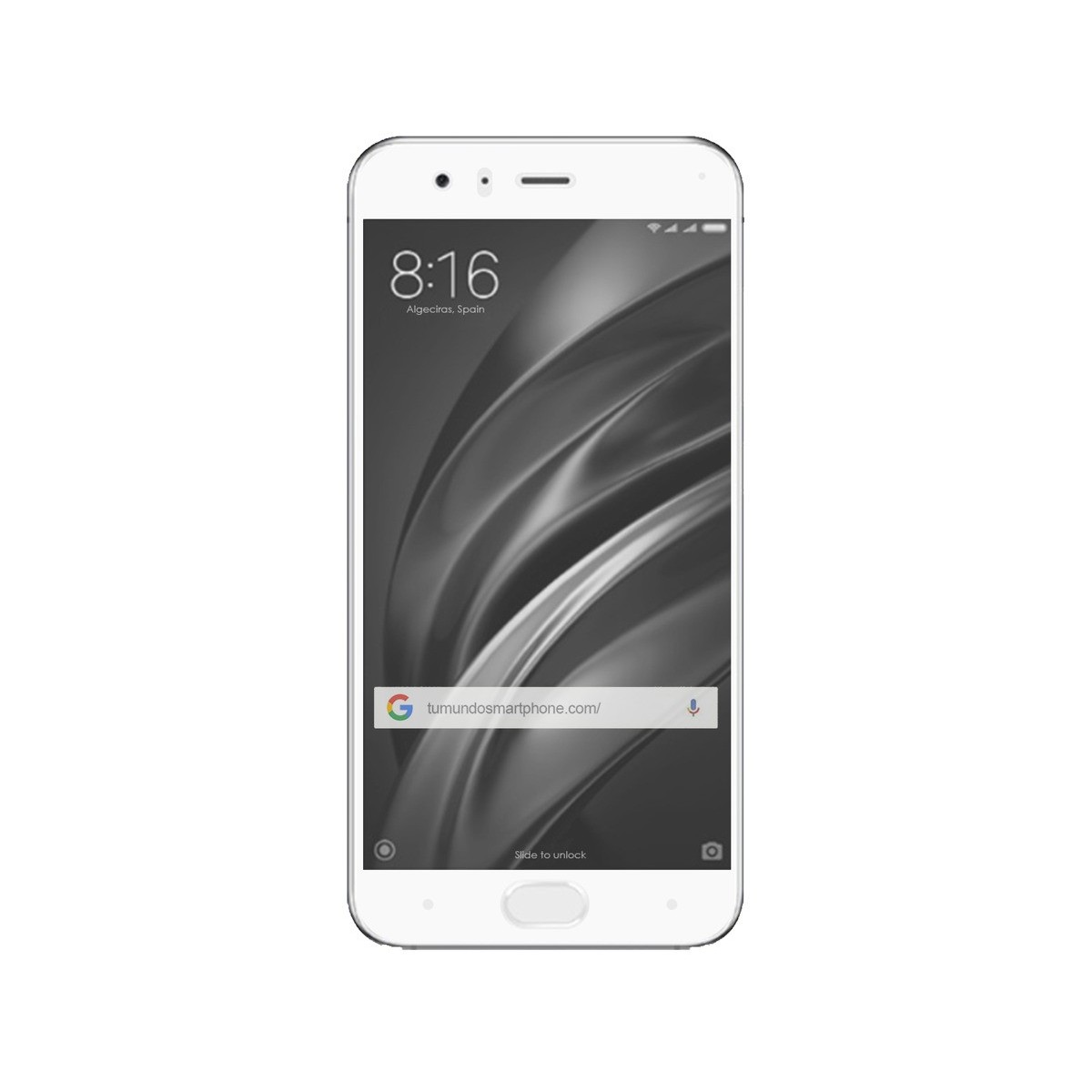 Protector Cristal Templado Frontal Completo Blanco  para Xiaomi Mi6 Vidrio