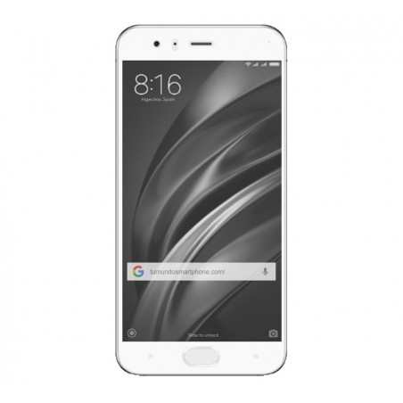 Protector Cristal Templado Frontal Completo Blanco  para Xiaomi Mi6 Vidrio