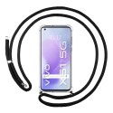 Funda Colgante Transparente para Vivo X51 5G con Cordon Negro