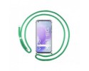 Funda Colgante Transparente para Vivo X51 5G con Cordon Verde Agua