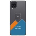 Personaliza tu Funda Gel Silicona Transparente con tu Fotografia para Samsung Galaxy A12 / M12 dibujo personalizada