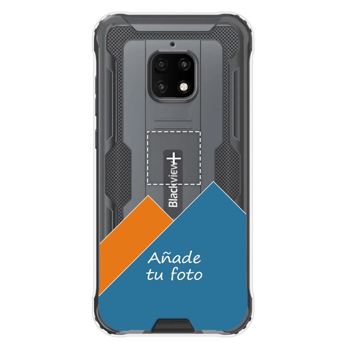 Personaliza tu Funda Gel Silicona Transparente con tu Fotografia para Blackview BV4900 / BV4900 Pro dibujo personalizada