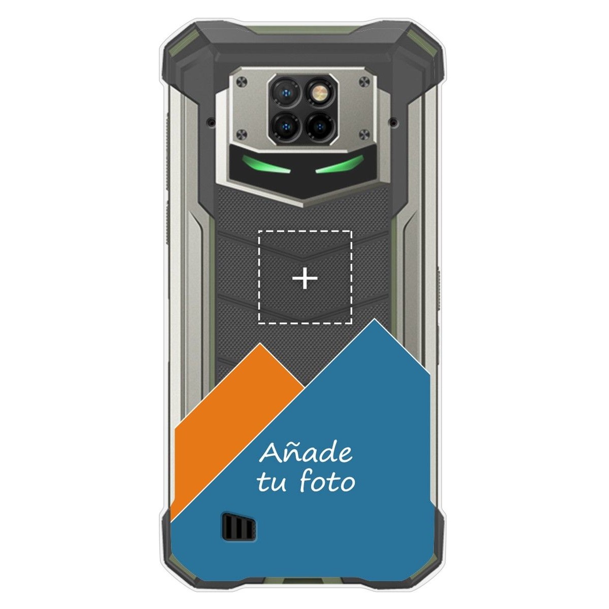 Personaliza tu Funda Gel Silicona Transparente con tu Fotografia para Doogee S88 dibujo personalizada