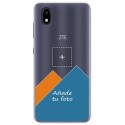 Personaliza tu Funda Gel Silicona Transparente con tu Fotografia para Zte Blade A3 2020 dibujo personalizada