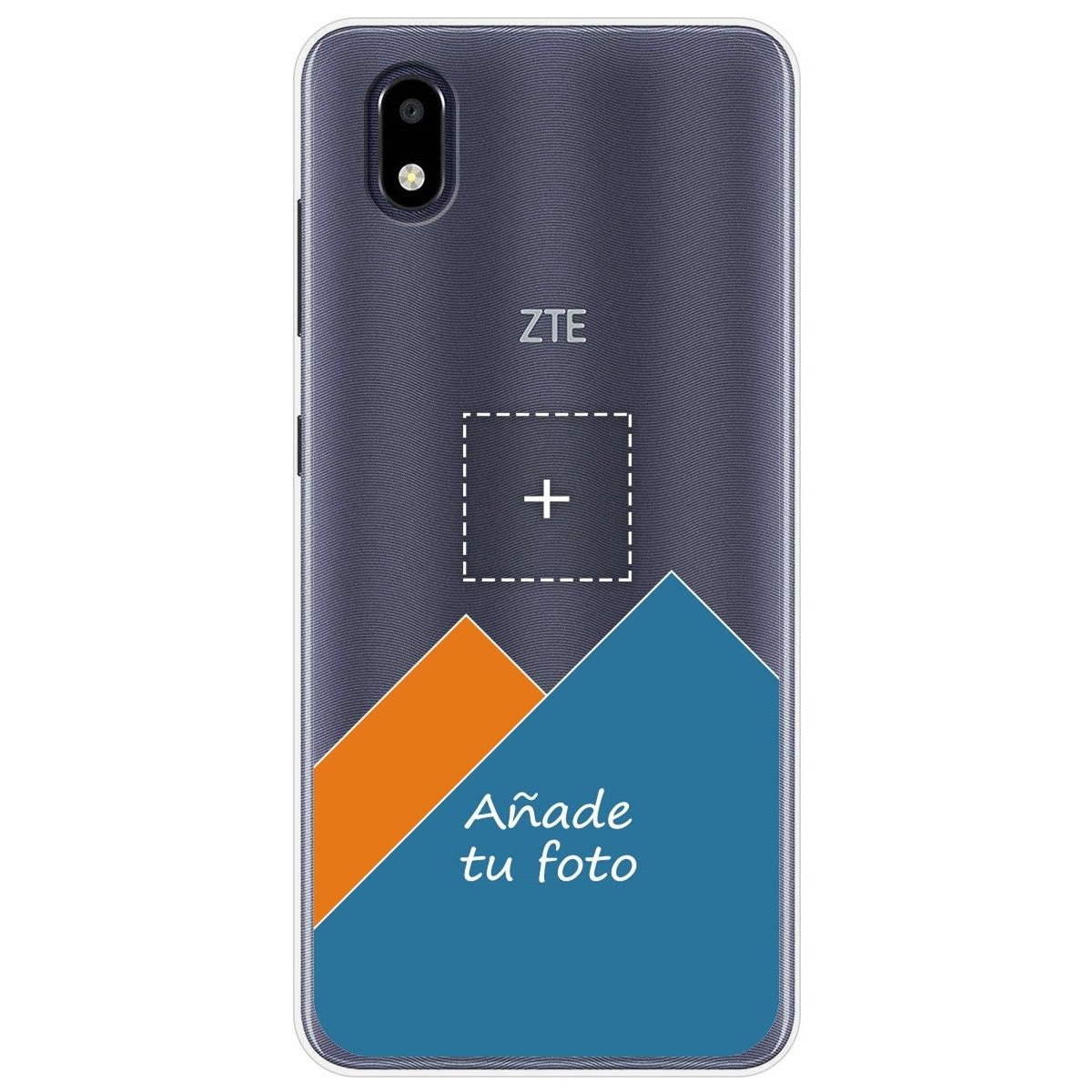 Personaliza tu Funda Gel Silicona Transparente con tu Fotografia para Zte Blade A3 2020 dibujo personalizada