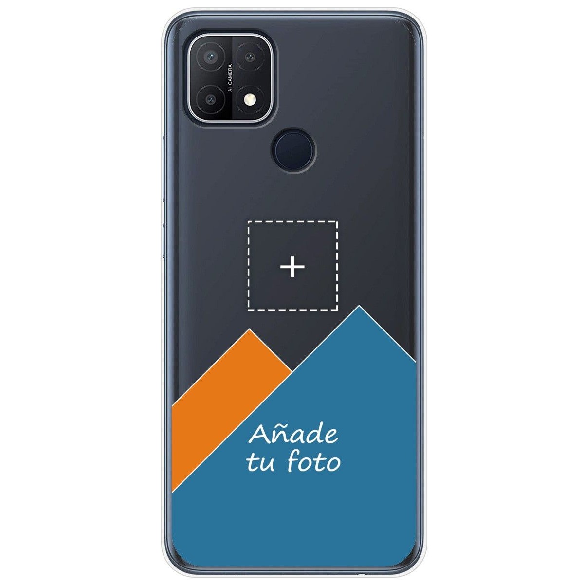 Personaliza tu Funda Pc + Tpu 360 con tu Fotografia para Oppo A15 dibujo personalizada
