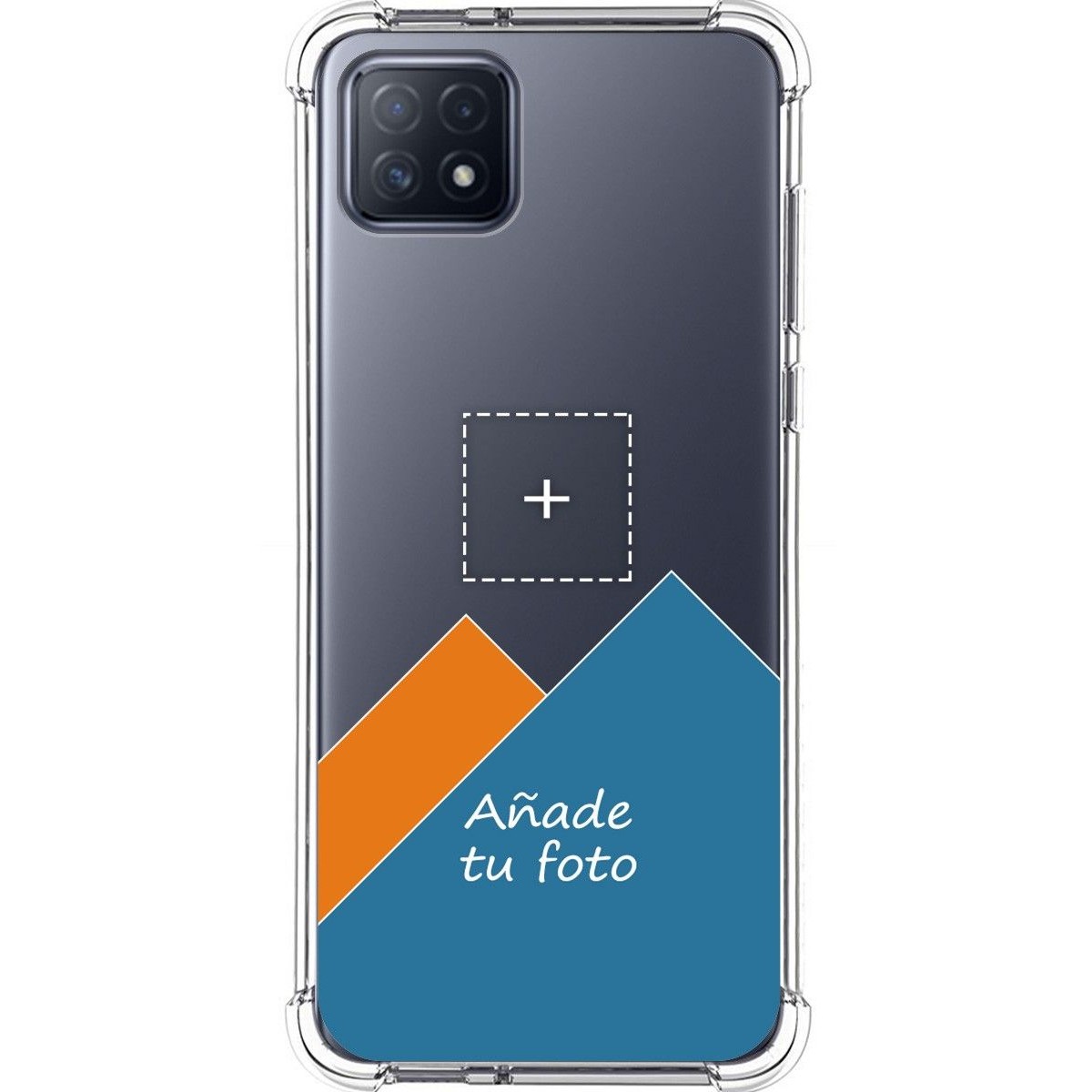 Personaliza tu Funda Silicona Anti-Golpes Transparente con tu Fotografía para Oppo A73 5G personalizada