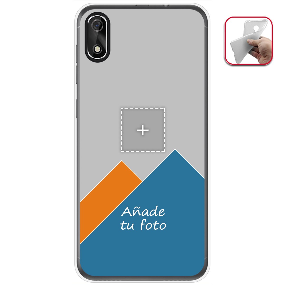 Personaliza tu Funda Gel Silicona Transparente con tu Fotografia para Cubot J3 Dibujo Personalizada