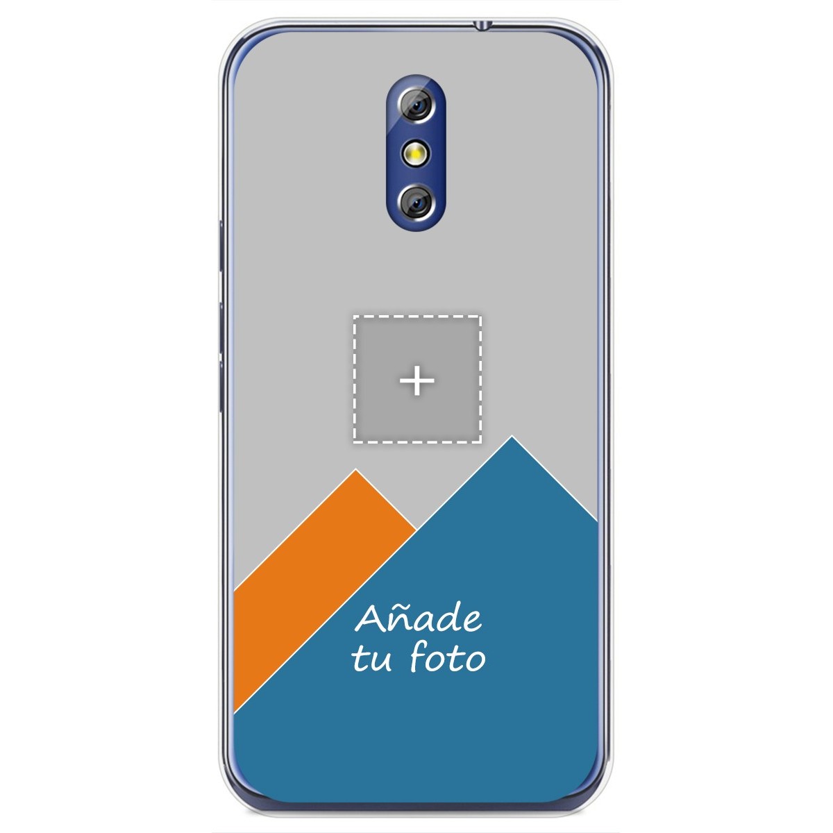 Personaliza tu Funda Gel Silicona Transparente con tu Fotografia para Doogee BL5000 Dibujo Personalizada