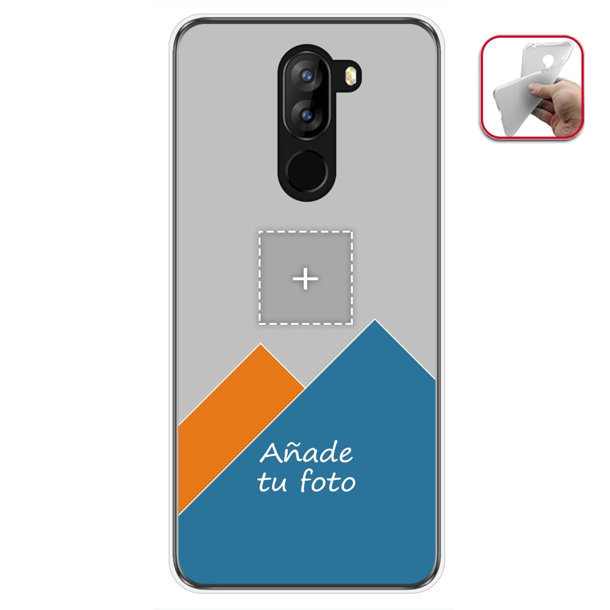 Personaliza tu Funda Gel Silicona Transparente con tu Fotografia para Doogee X60 / X60L Dibujo Personalizada