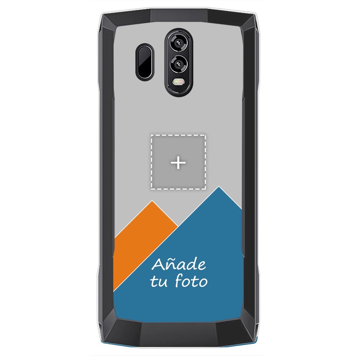 Personaliza tu Funda Gel Silicona Transparente con tu Fotografia para Homtom HT70 Dibujo Personalizada