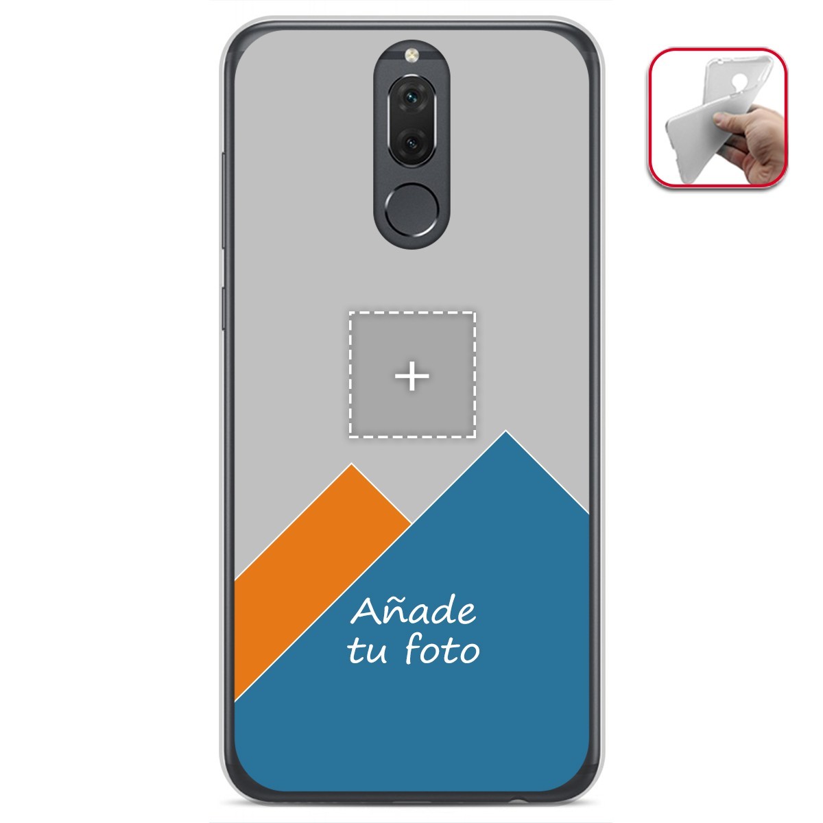 Personaliza tu Funda Gel Silicona Transparente con tu Fotografia para Huawei Mate 10 Lite Dibujo Personalizada