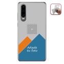 Personaliza tu Funda Gel Silicona Transparente con tu Fotografia para Huawei P30 Dibujo Personalizada