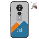 Personaliza tu Funda Gel Silicona Transparente con tu Fotografia para Motorola Moto E5 Dibujo Personalizada
