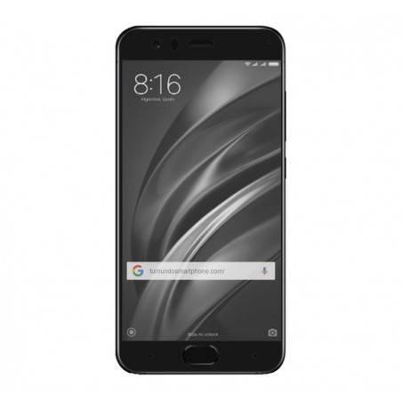 Protector Cristal Templado Frontal Completo Negro  para Xiaomi Mi6 Vidrio